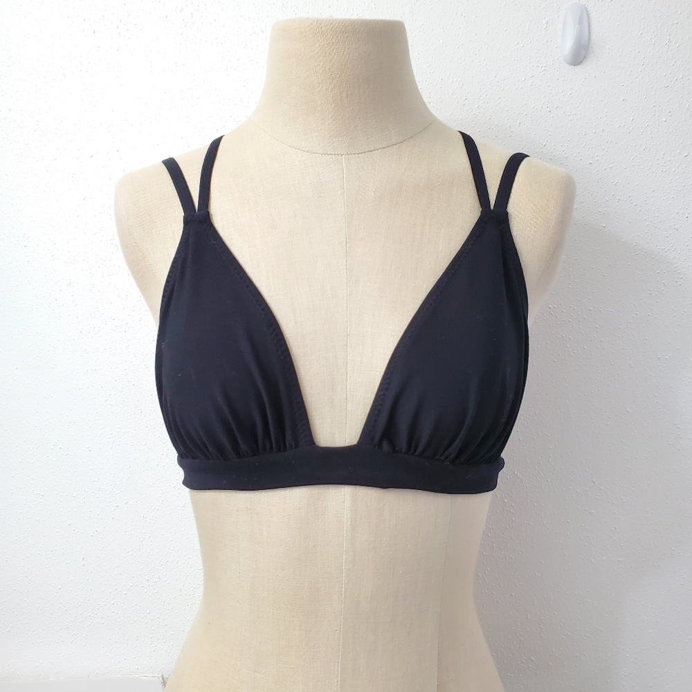 NWOT Norma Kamali Double Strap Jog Bra V-necklineDouble slip straps Size Small